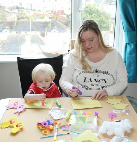 Toddler Easter Crafting!