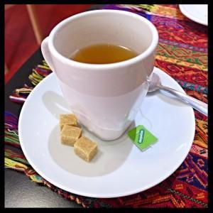 Lemon and mint tea Kervan palace Glasgow turkish