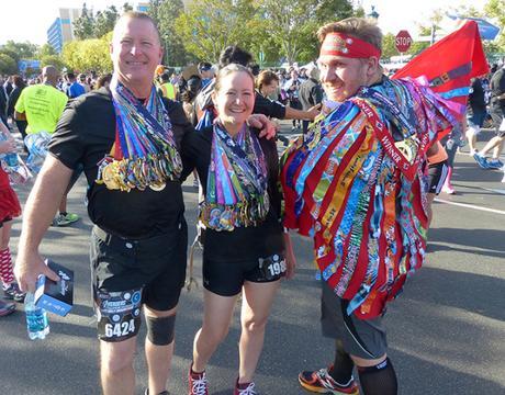 Sporting all 2014 runDisney finishers medals