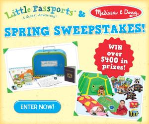 Spring Sweepstakes with Little Passports and Melissa & Doug ~ Grand Prize Worth $400! #affiliate