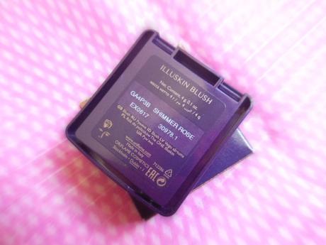 Oriflame The ONE Illuskin Blush Shimmer Rose : Review, Swatch, Price