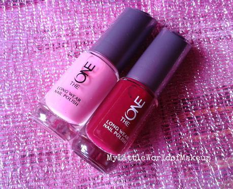 Oriflame The One Long Wear Nail Polish in Strawberry Cream and Ruby Rouge Review