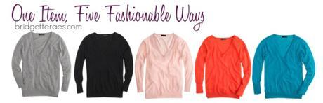 Throwback Thursday: Professional Comfort, V-neck sweaters and Origami Owl