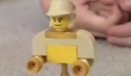 LEGO Bouncer close-up