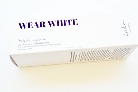 Skin Whitening | Lei Lani Wear White Body Whitening Cream