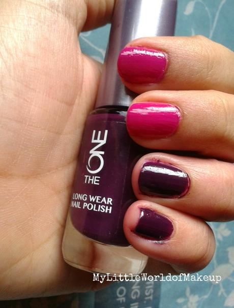 Oriflame The One Long Wear Nail Polish in Purple in Paris and Night Orchid Review