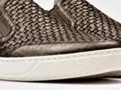 Clean Slip: Vince Baxter Mixed Leather Slip-On Sneaker