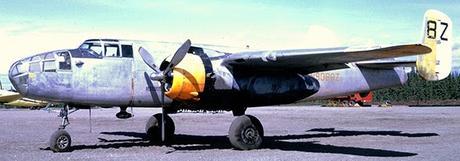 Sandbar Mitchell, was finally lifted out of the Alaska wilderness last year, and is getting rebuilt at the Warbirds of Glory museum