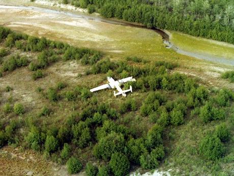 Sandbar Mitchell, was finally lifted out of the Alaska wilderness last year, and is getting rebuilt at the Warbirds of Glory museum