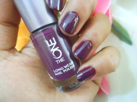 Oriflame The One Long Wear Nail Color Purple in Paris | Review