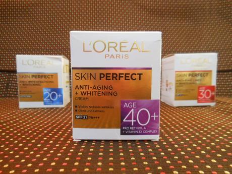 L'Oreal Paris Skin Perfect Anti-Aging + Whitening Cream (with SPF 21 PA+++) for Age 40+ | Review