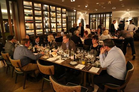 Wine writers and industry leaders - dinner in the Kempinski Hotel