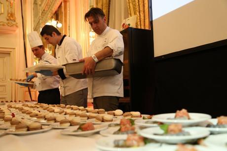 Preparing some of the delicious food at one of the gastronomy events