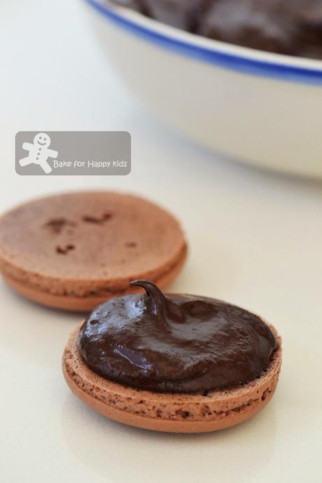 Chocolate French Macarons (Italian Meringue)