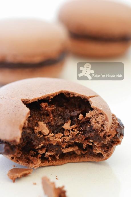 Chocolate French Macarons (Italian Meringue)