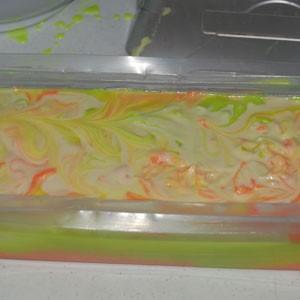 making tiger swirl soap