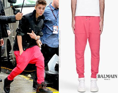 Justin Beiber Stupid Balmain Sweatpants