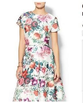Glamorous' Botanical Boxy Tee and Midi Skirt-min