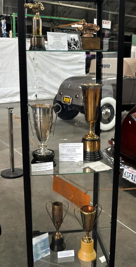 Sandy Belond' record setting roadster and trophys