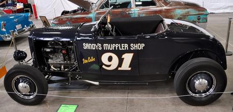 Sandy Belond' record setting roadster and trophys