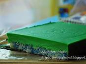 Kuih Seri Muka 士丽拇卡蓝花糯米糕