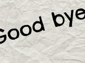 Saying Goodbye