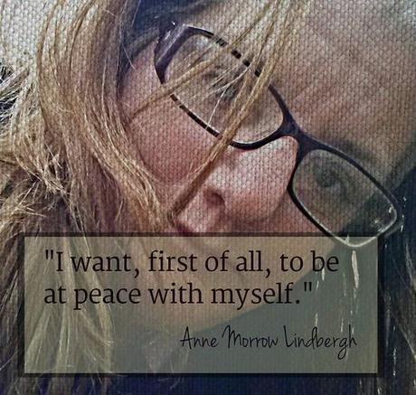 A is for Anne Morrow Lindbergh at peace with myself