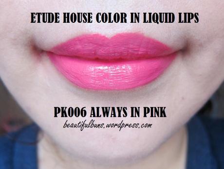 Etude House Color in Liquid Lips review (9)