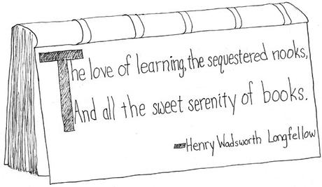 Illustrated Henry Wadsworth Longfellow quote