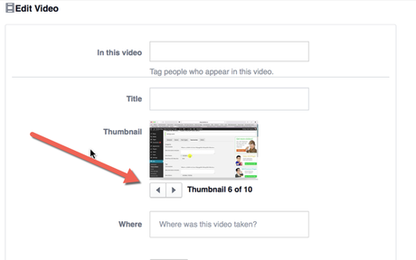 Change Facebook Video Thumbnail : eAskme