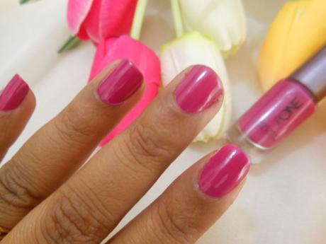 Orchid Nails with Oriflame The One Long Wear Nail Color Orchid Nails with Oriflame The One Long Wear Nail Color