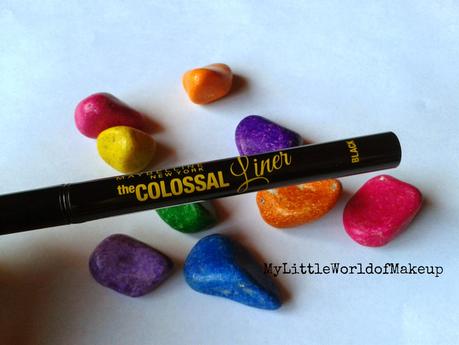 Maybelline The Colossal Liner in Black Review & Swatches