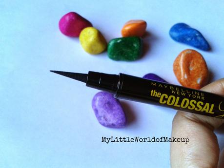 Maybelline The Colossal Liner in Black Review & Swatches