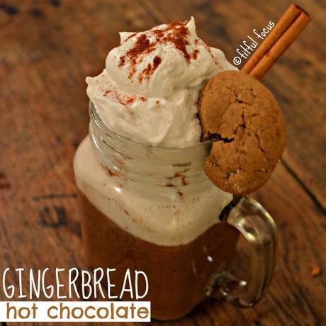 Pin It Party! Vegan Gingerbread Hot Chocolate #vegan #gingerbread #recipe #hotchocolate #virtualveganpotluck
