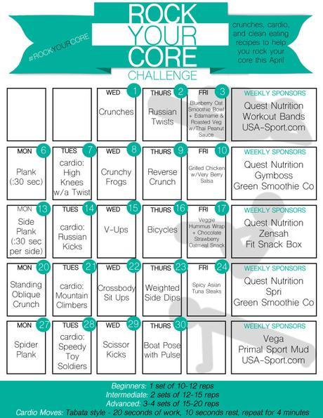 Pin It Party! Rock Your Core Challenge via @FitfulFocus