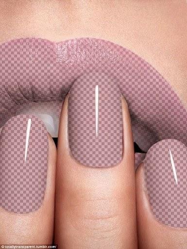 Optical illusions ............ painted fingernails - identical images !!!