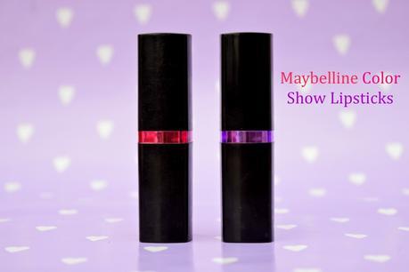 Maybelline Colorshow Lipstick- Burgundy Blend & Fuchsia Flare