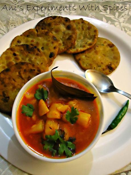 Sattu (Toasted Bengal Gram Flour) Poori and Mughalsarai Station's Alu Subzi (Potato Curry)