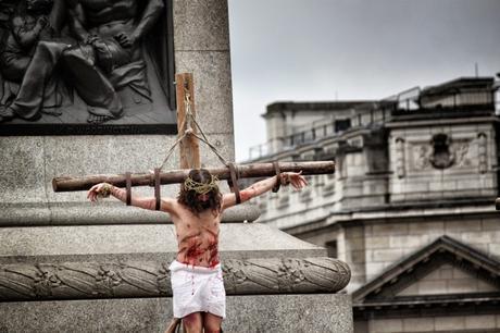 The Passion in Trafalgar Square @WintershallPlay #GoodFriday