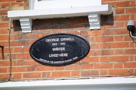 #London Plaque Tiddlywinks No.3: George Orwell