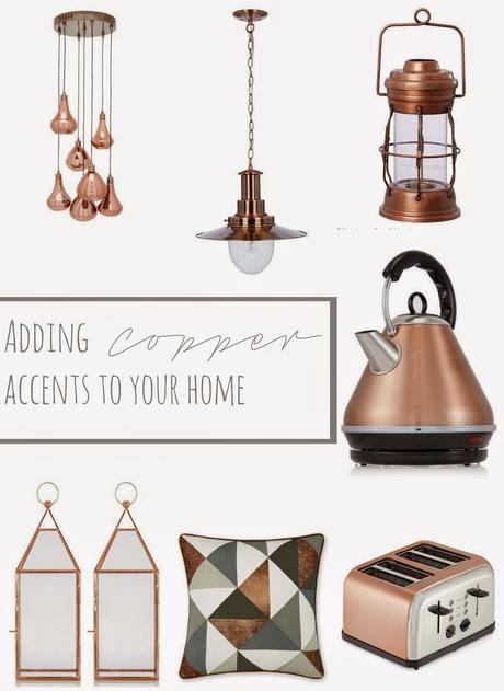 Adding copper accents to your home