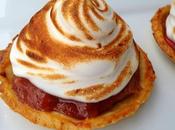 Rhubarb Ginger Meringue Tartlets