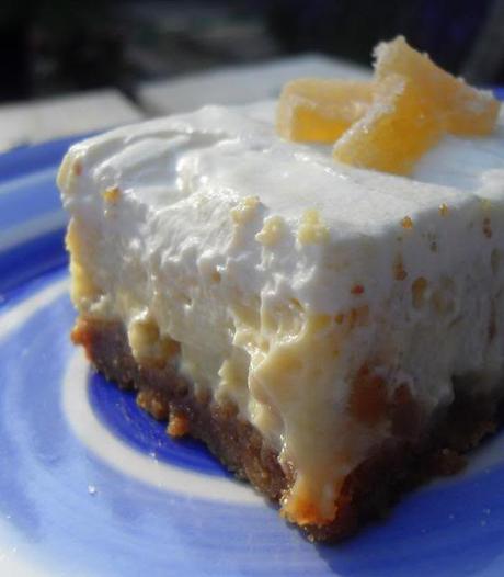 Ginger Cheesecake Squares