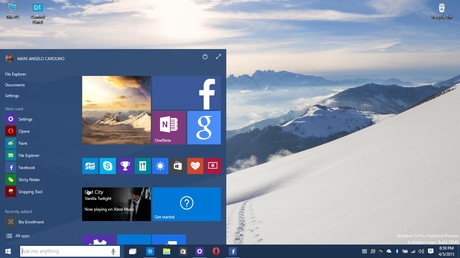 Become a Windows insider now. Experience Windows 10 before it gets public!