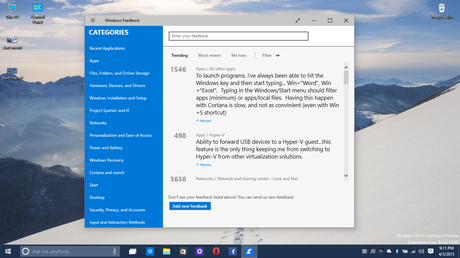Become a Windows insider now. Experience Windows 10 before it gets public!