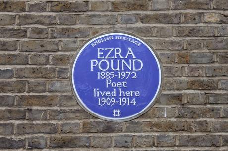 #London Plaque Tiddlywinks No.5: Ezra Pound