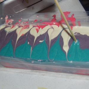 making taiwan swirl soap