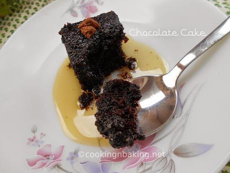Chocolate Cake  (Cooker cake |Eggless)
