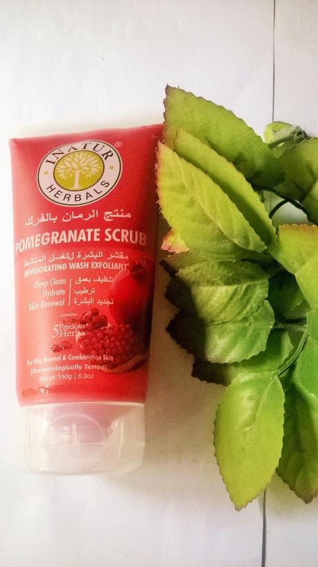 Inatur Herbals Pomegranate Scrub Review