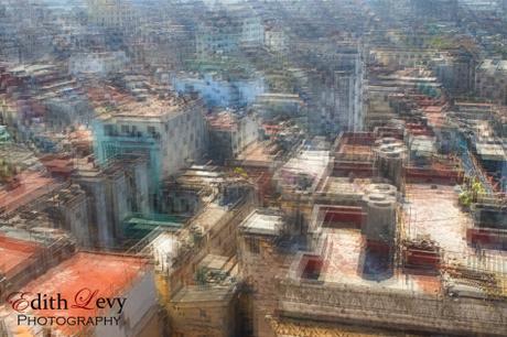 Cuba, havana, multiple exposure, rooftops, travel photography,